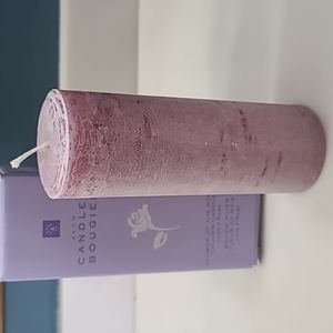 Avon Rose Candle 6 inch